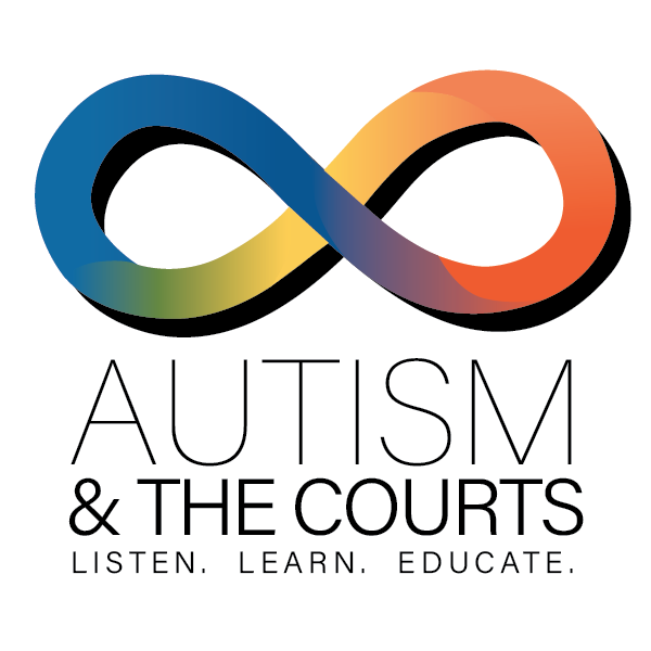 logo for Autism and the Courts program