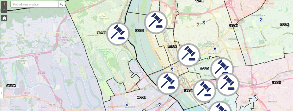 Interactive MDJ Map: Find court offices, police stations, courthouses etc.